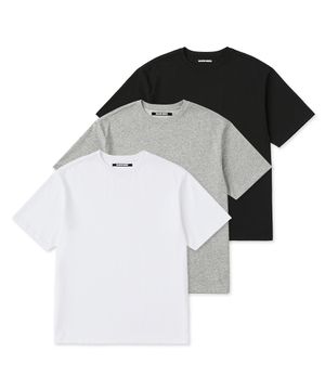 [3COLOR] SUPIMA NORMAL ROUND NECK