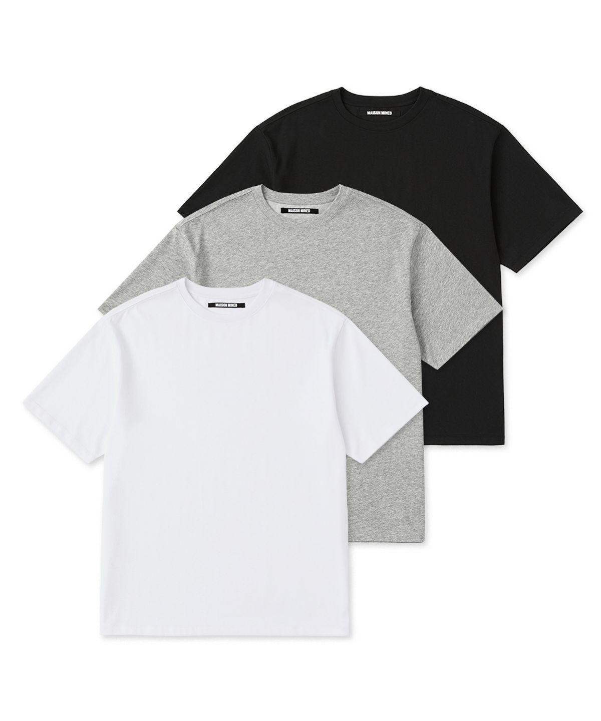메종미네드(MAISON MINED) [3COLOR] SUPIMA NORMAL ROUND NECK