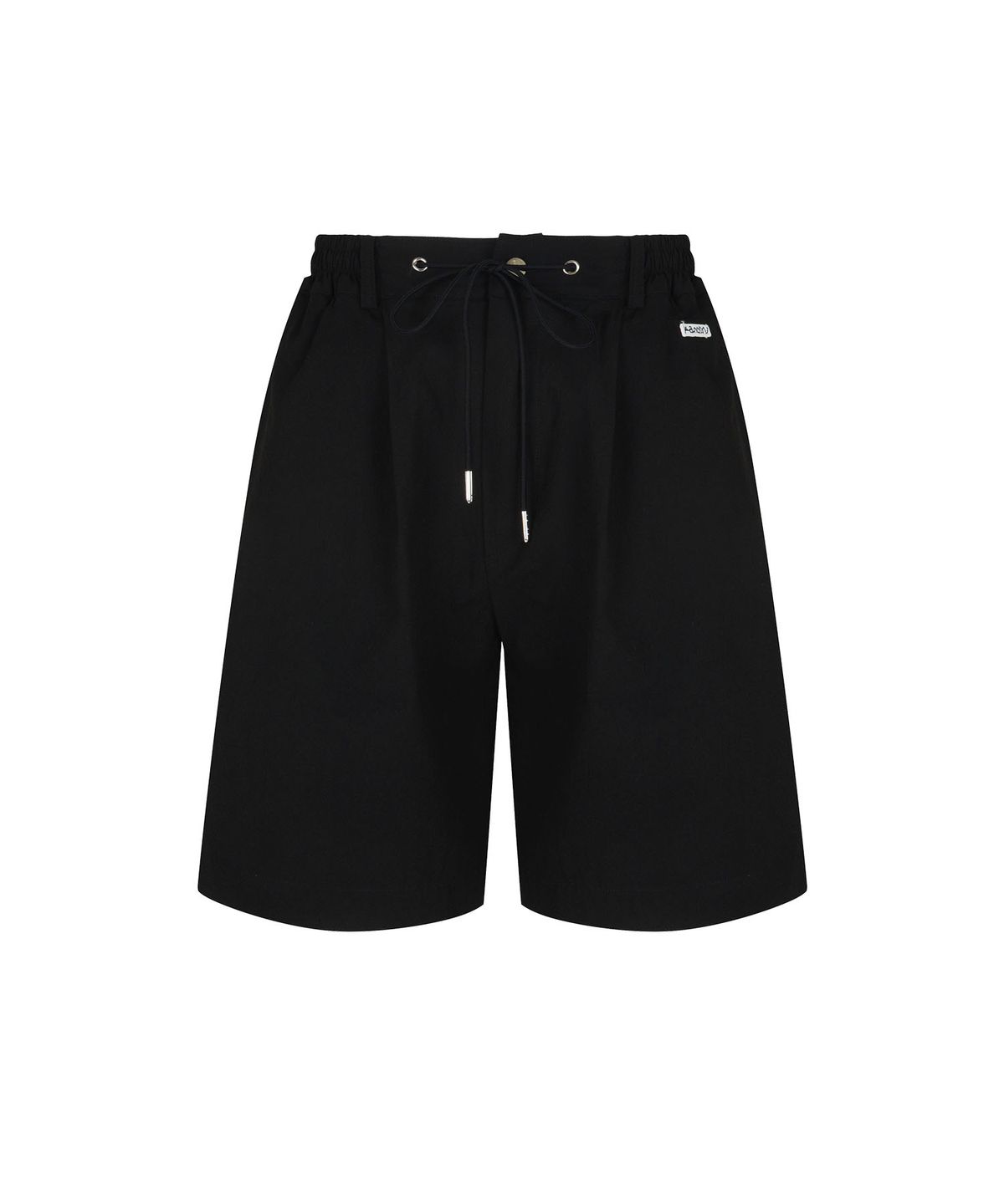 칸디니(KANDINI) 블랙 밴딩 하프팬츠_Unisex