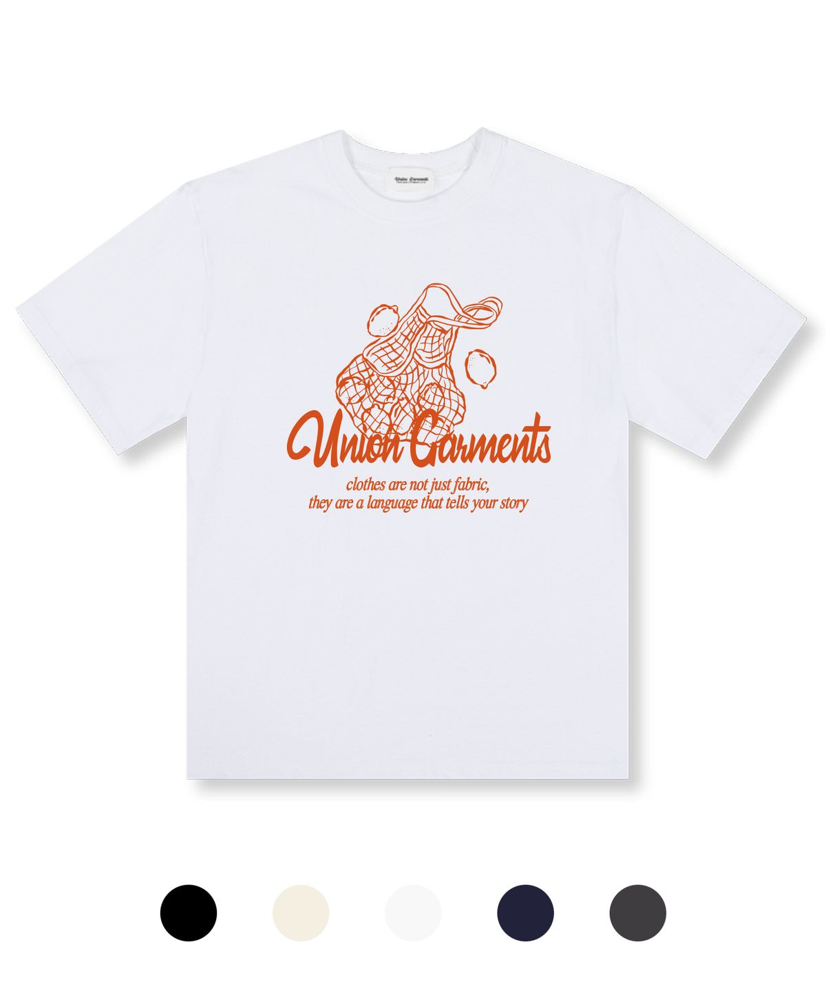 유니온가먼츠(UNION GARMENTS) 레몬버킷 오버핏 반팔 티셔츠 5 COLOR