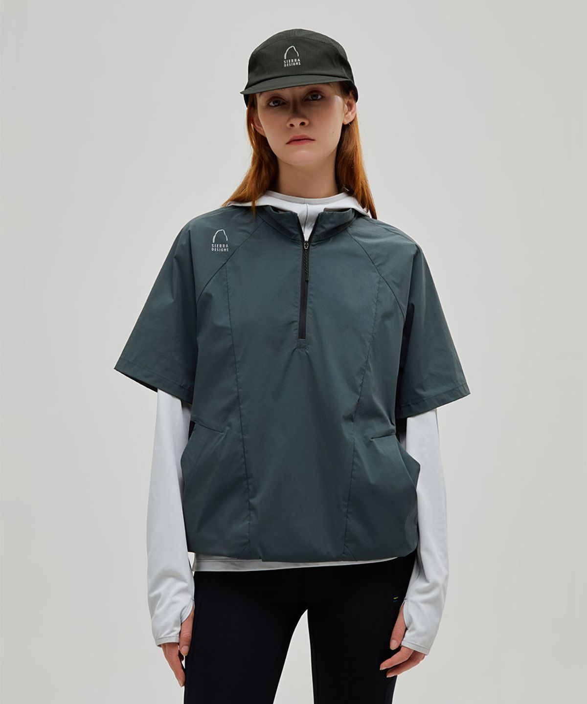 시에라디자인(SIERRA DESIGNS) 썸머문(SUMMER MOON) 아이스스킨 반집업 아노락 NAVY