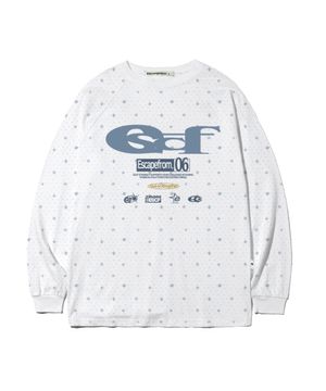 ESCF 로고 콜라주 앤드 뾰족별 풀프린트 롱슬리브