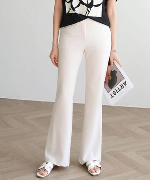 기본/롱 퀸스판 링클프리 세미 부츠컷 슬랙스 710688