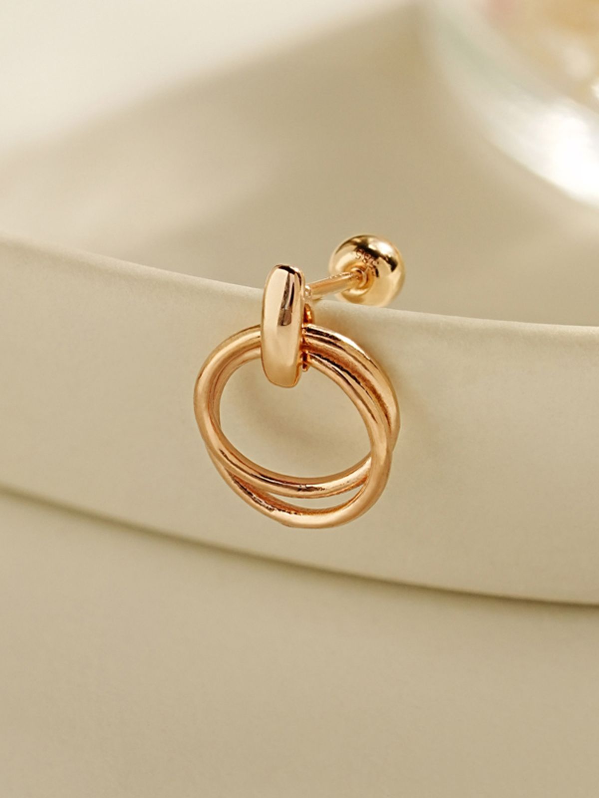 미니멀피어싱(MINIMALPIERCING) 14K 코리올리 피어싱 귀걸이