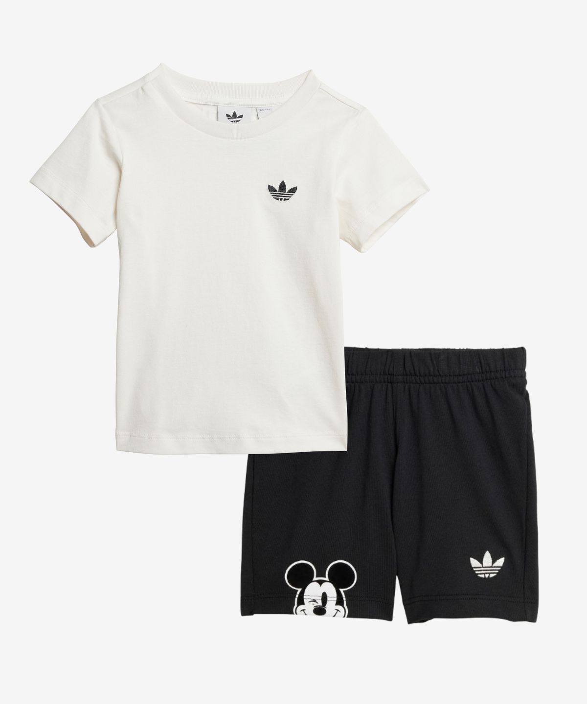 아디다스 키즈(ADIDAS KIDS) 아디다스 X 디즈니 미키마우스 쇼츠 티 세트 - 화이트블랙 / JD0611