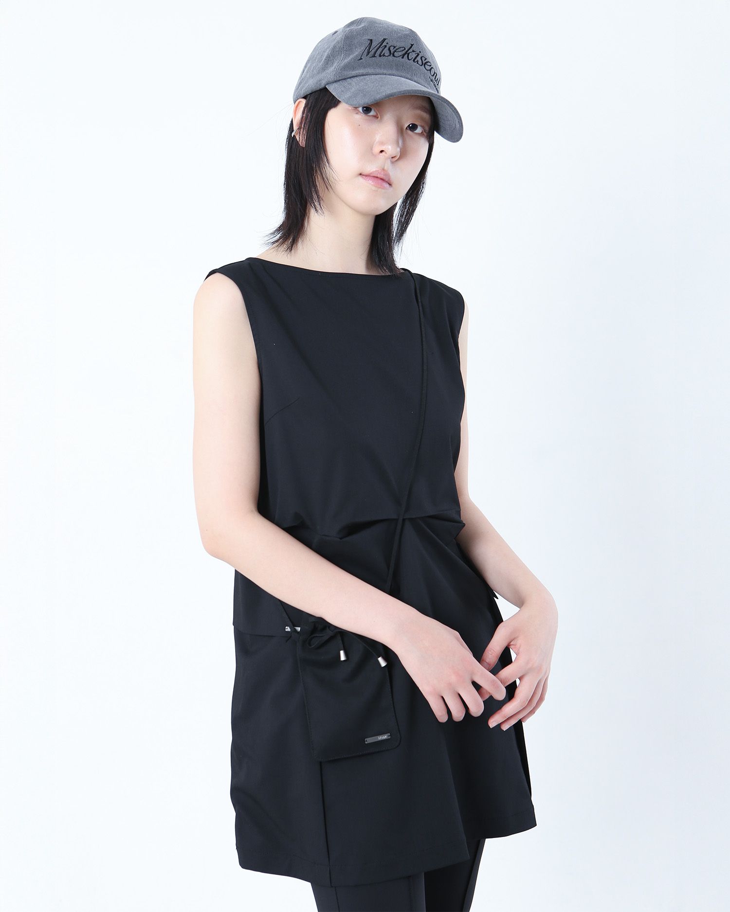 ◆MISEKI SEOUL◆ Pleats one piece BLACK MSK251OP02BK Designer fashion, Seoul-fully created | W Concept