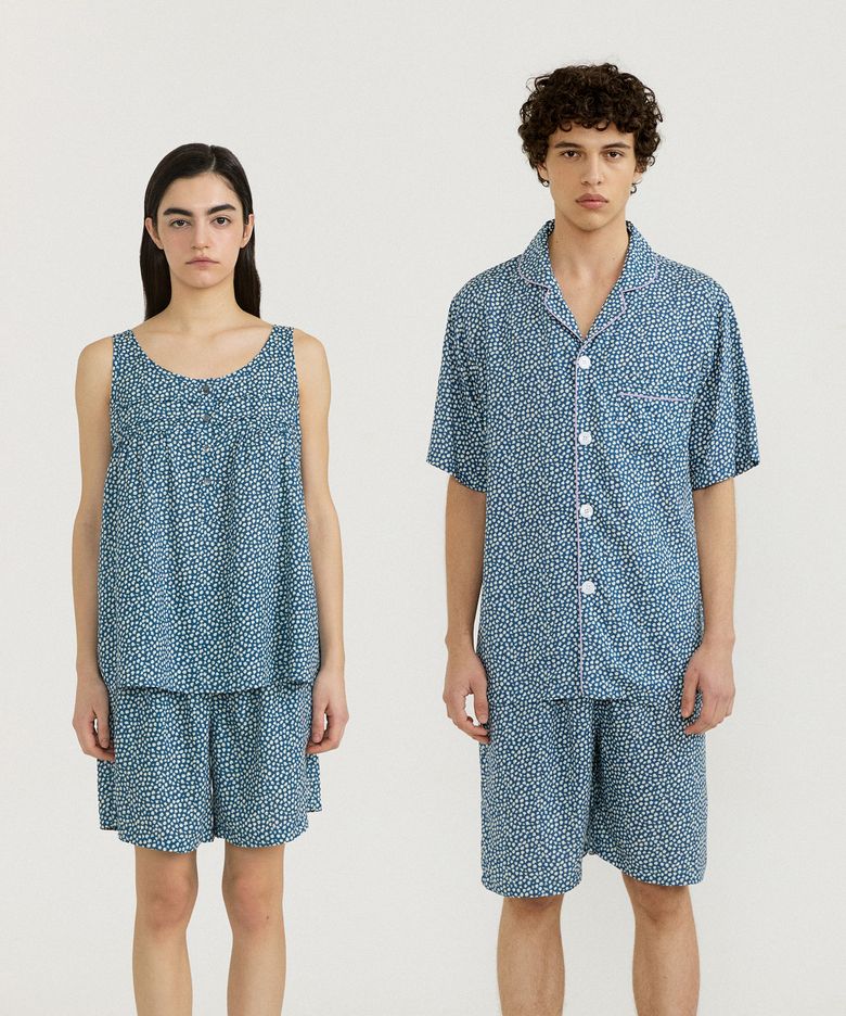[모달100] (couple) Kate Short Pajama Set + Two-piece