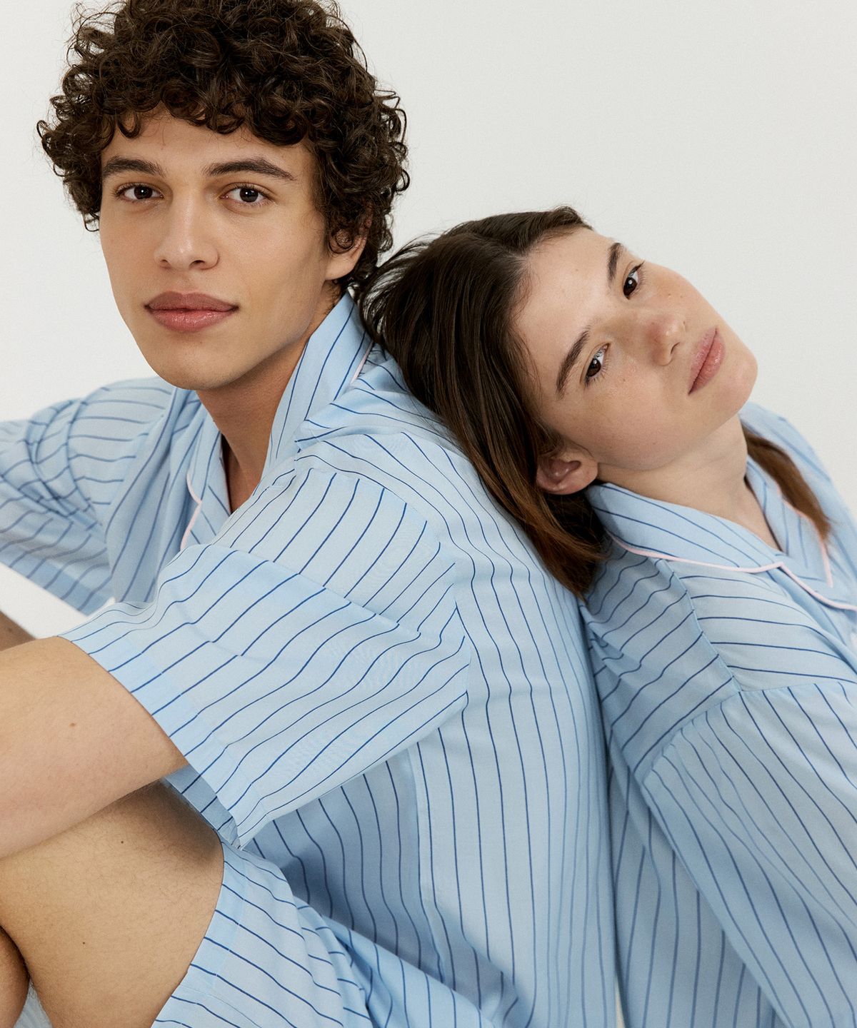 조스라운지(JO'S LOUNGE) [모달100] (couple) Rain Short Pajama Set