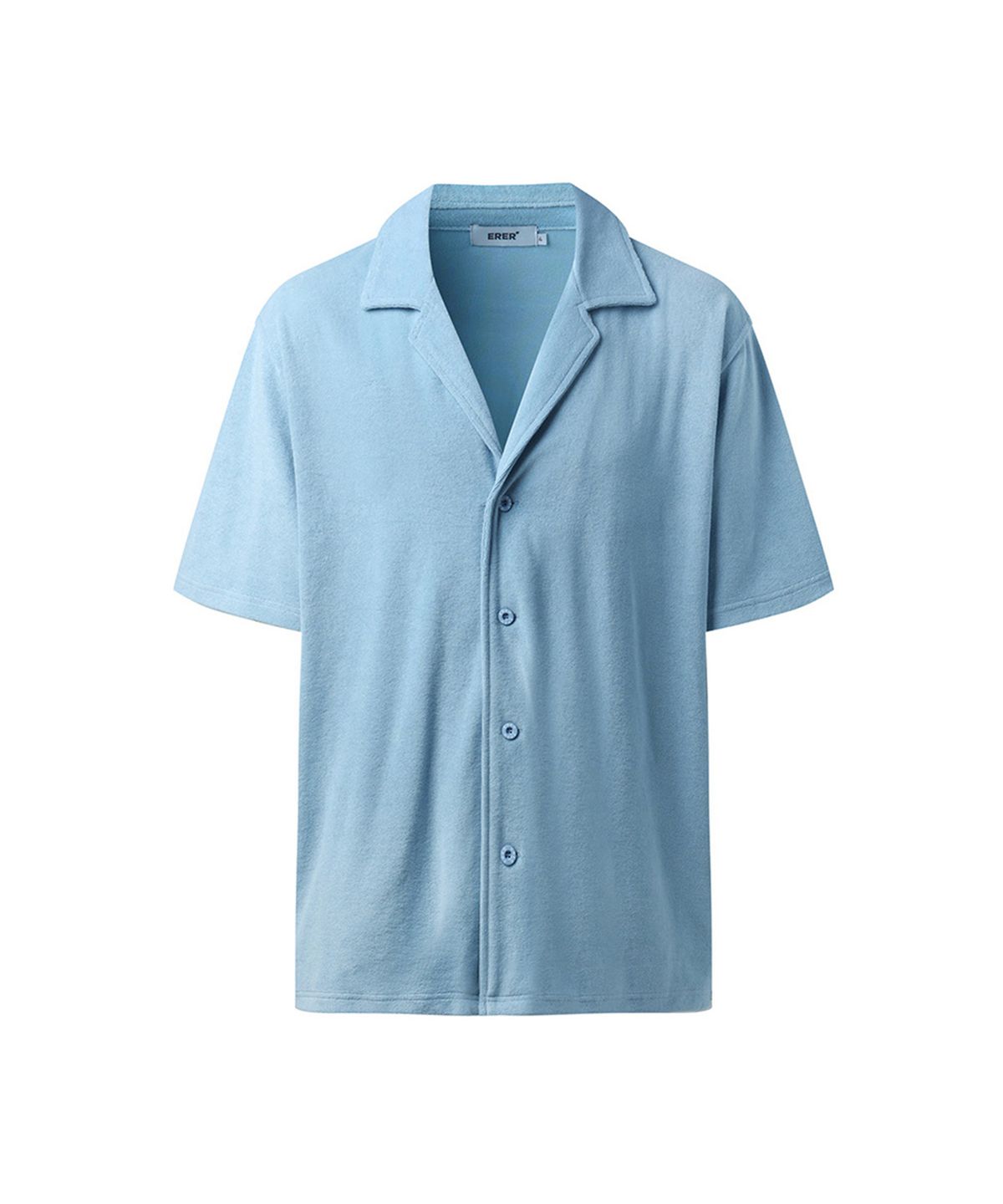 에르에르(ERER) Men Towel shirt Sky blue