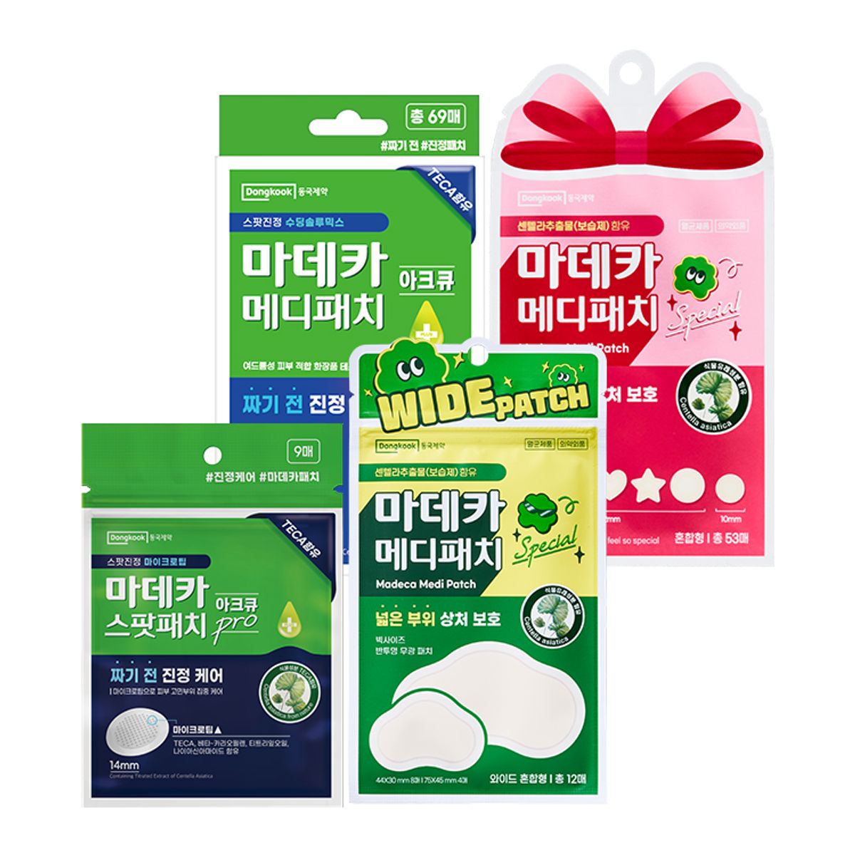 동국제약(DONGKOOK PHARM) 마데카 메디패치 스팟고민 올인원 스페셜 와이드 세트