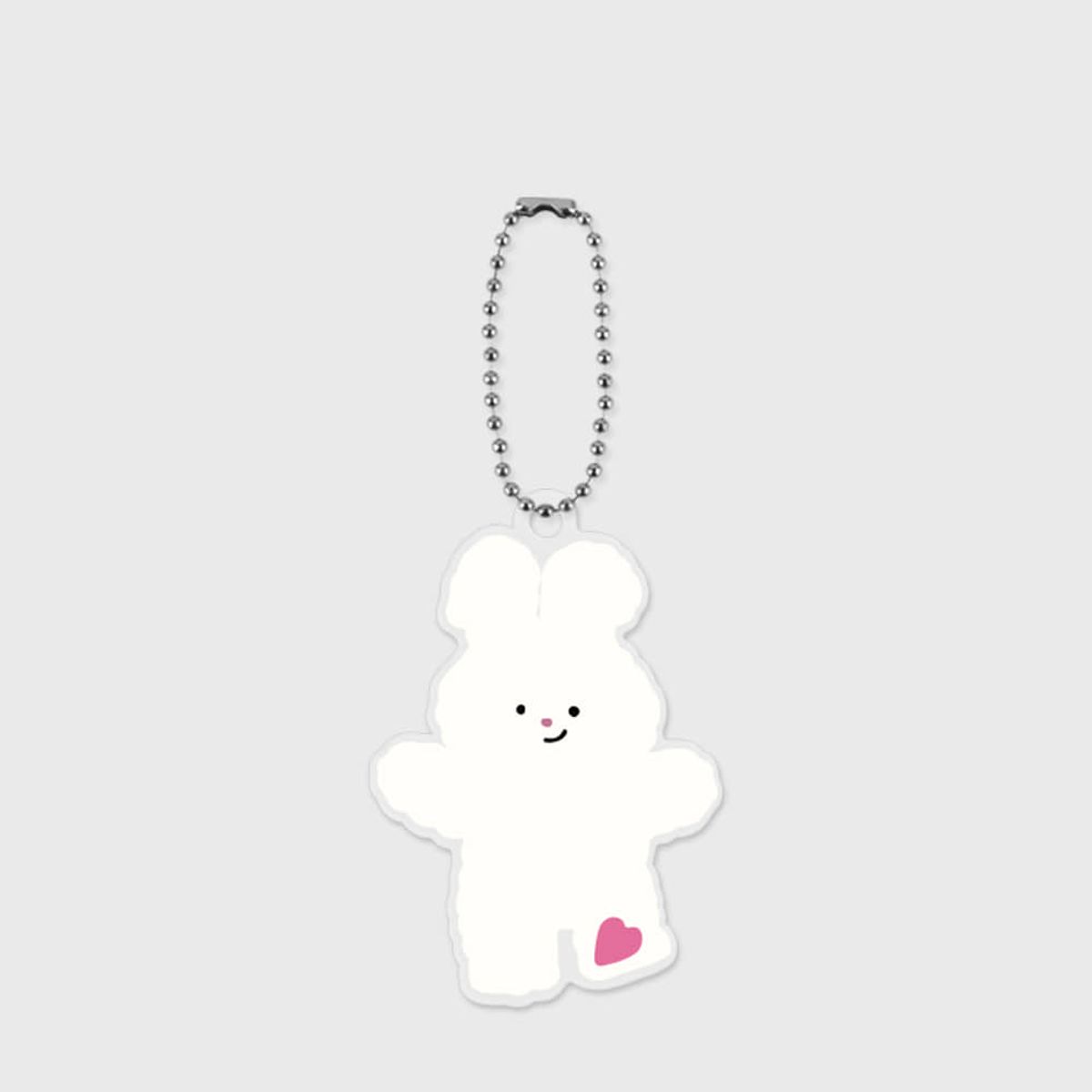 더나인몰(THE NINEMALL) white snuggle windy 아크릴키링