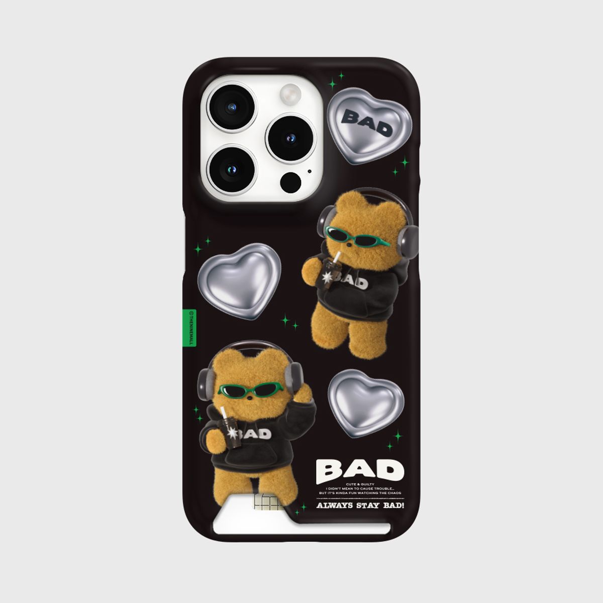 더나인몰(THE NINEMALL) bad friends pattern [카드수납 폰케이스]