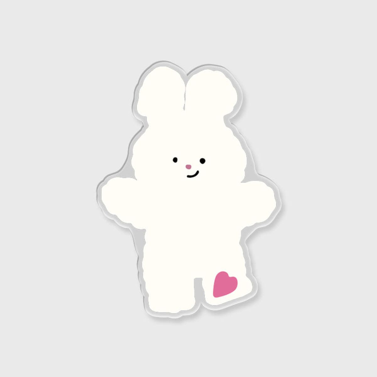 더나인몰(THE NINEMALL) [아크릴스마트톡] white snuggle windy