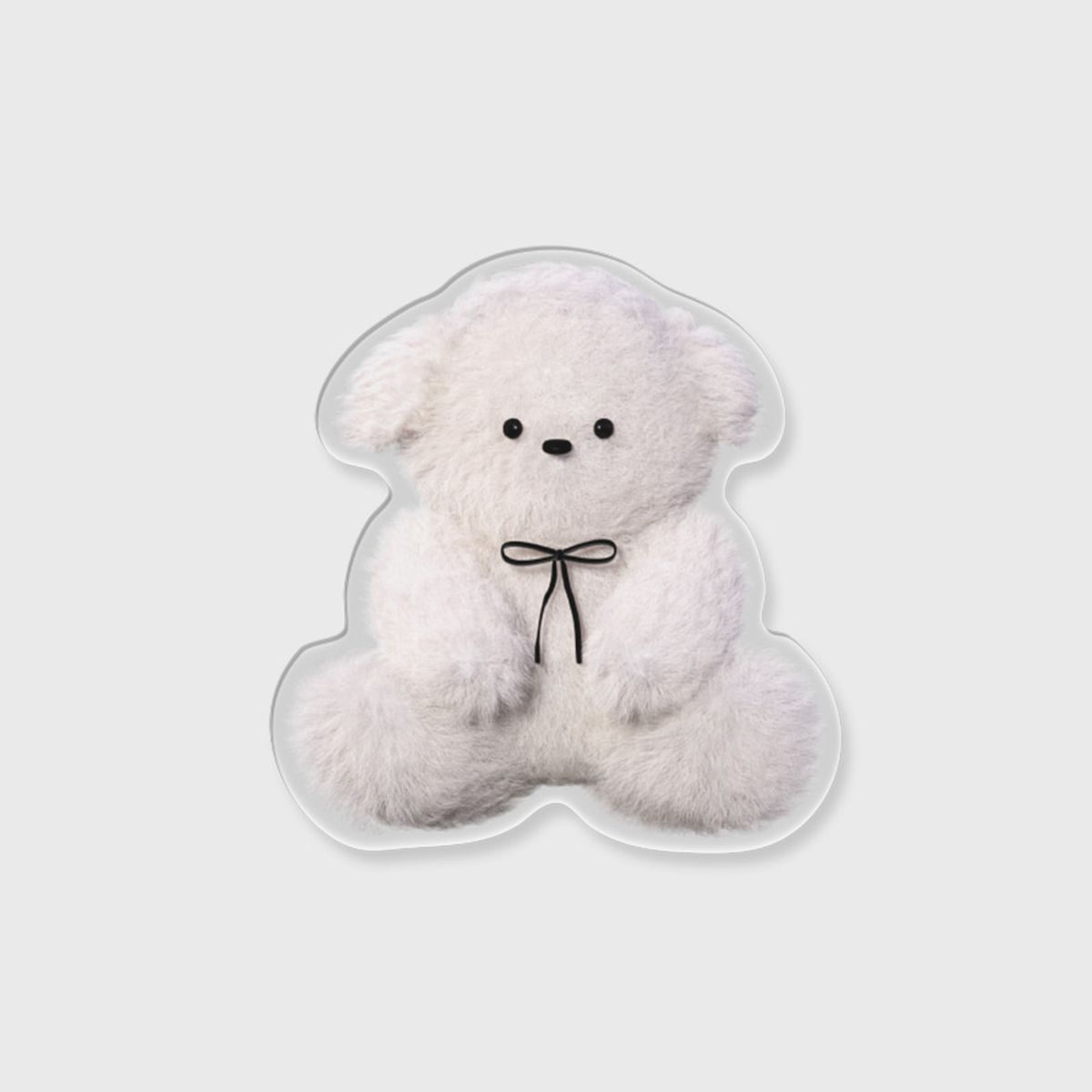 더나인몰(THE NINEMALL) [아크릴스마트톡] puppys black ribbon