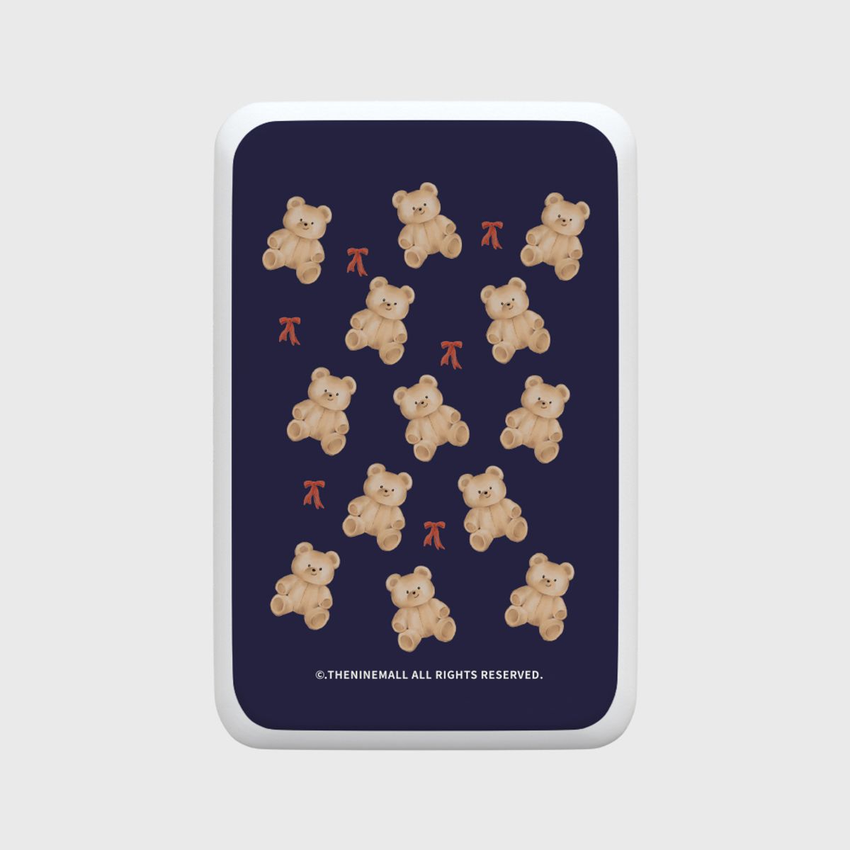 더나인몰(THE NINEMALL) pattern cozy teddy [맥세이프 보조배터리]