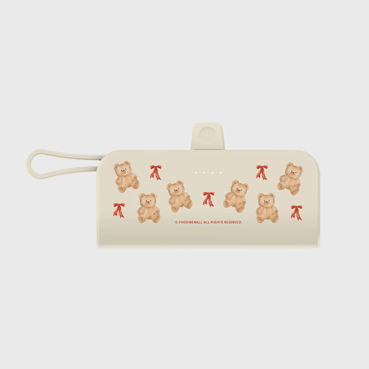 더나인몰(THE NINEMALL) pattern cozy teddy [도킹형 보조배터리]