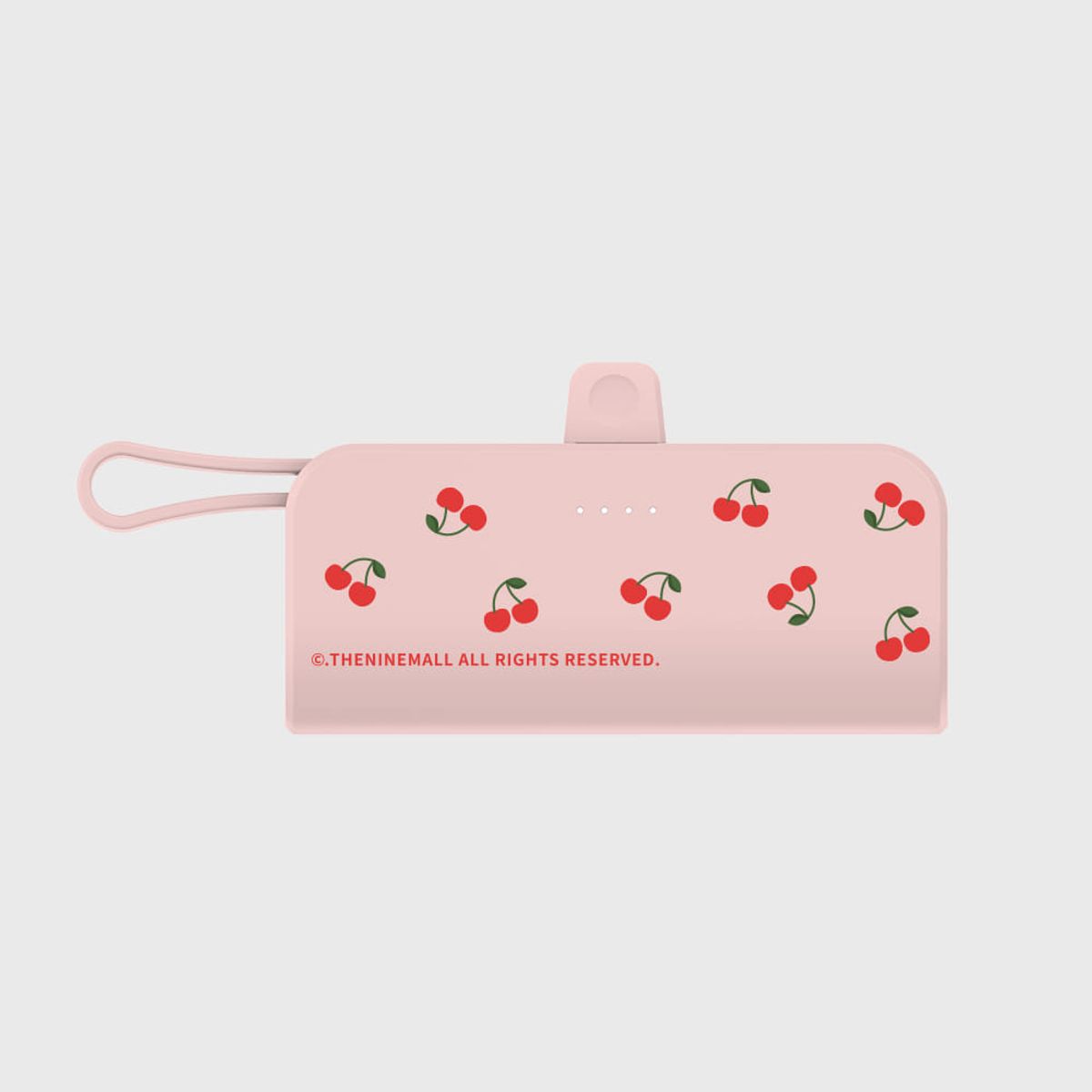 더나인몰(THE NINEMALL) mini cherry pattern [도킹형 보조배터리]