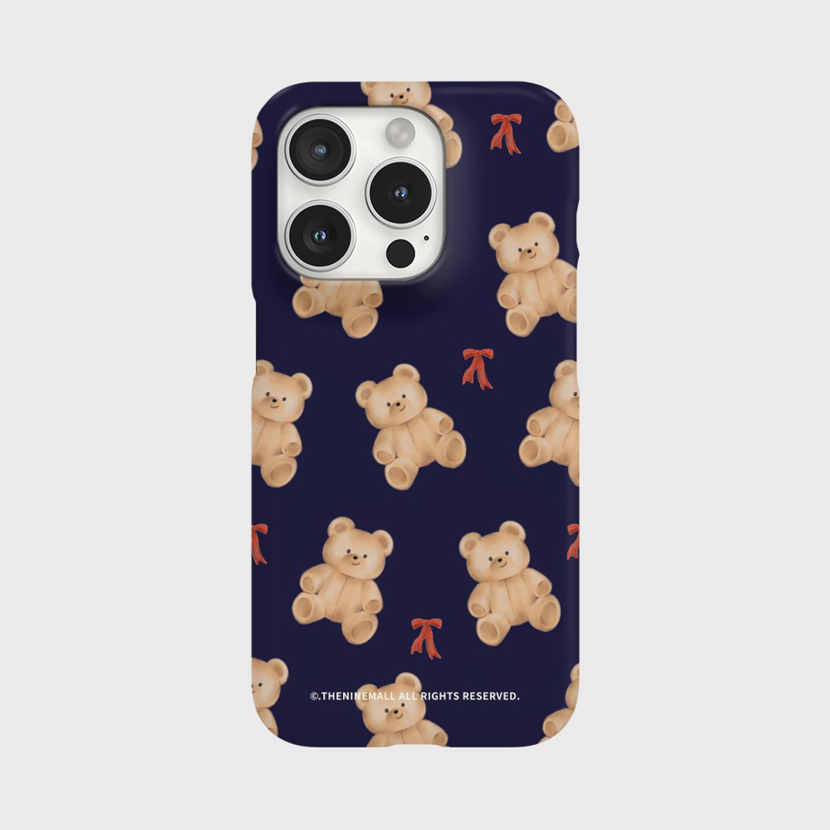 더나인몰(THE NINEMALL) pattern cozy teddy [하드 폰케이스]