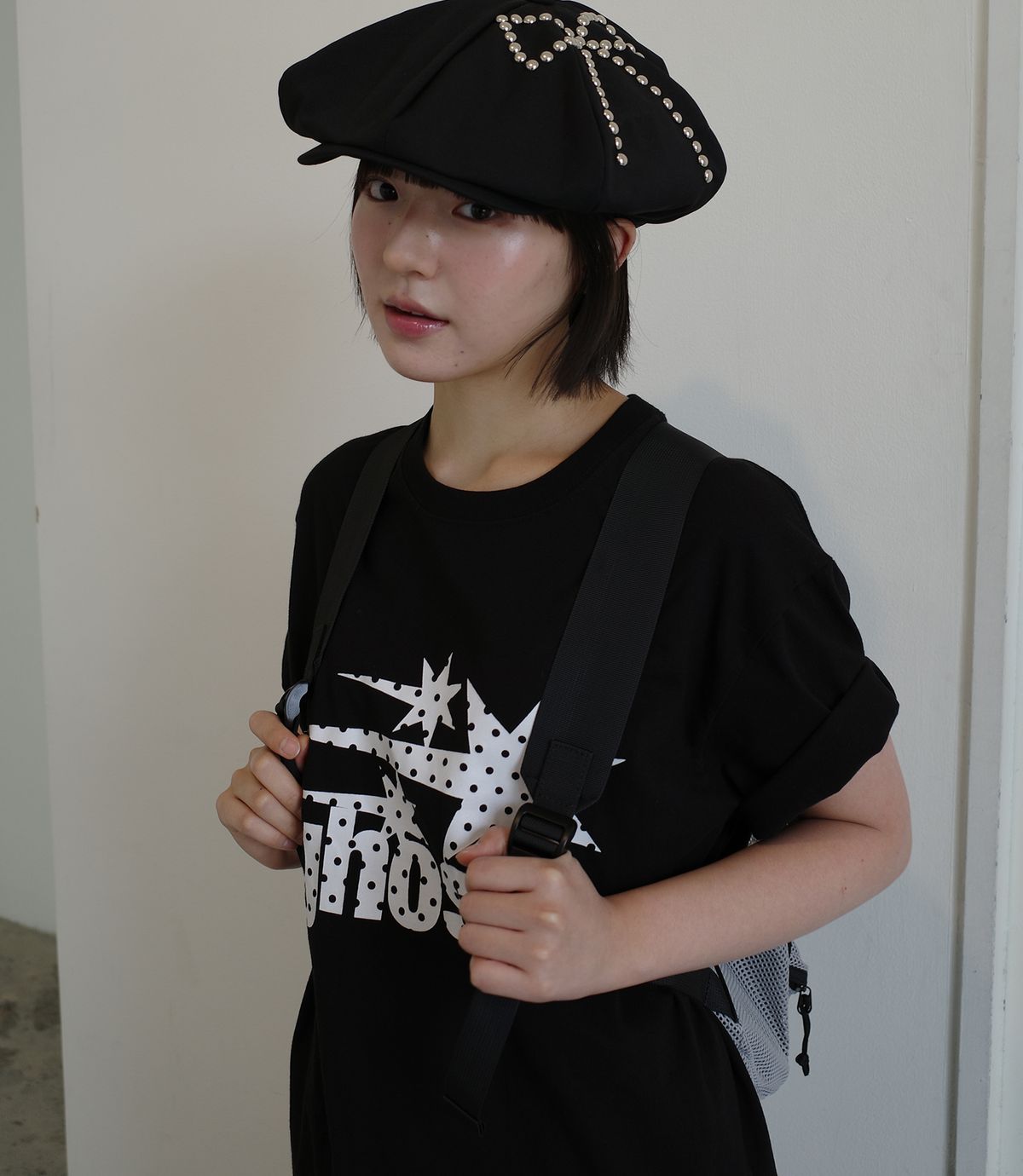 나이스고스트클럽(NICEGHOSTCLUB) DOT SYMBOL TEE_BLACK(NG2FMUT516A)