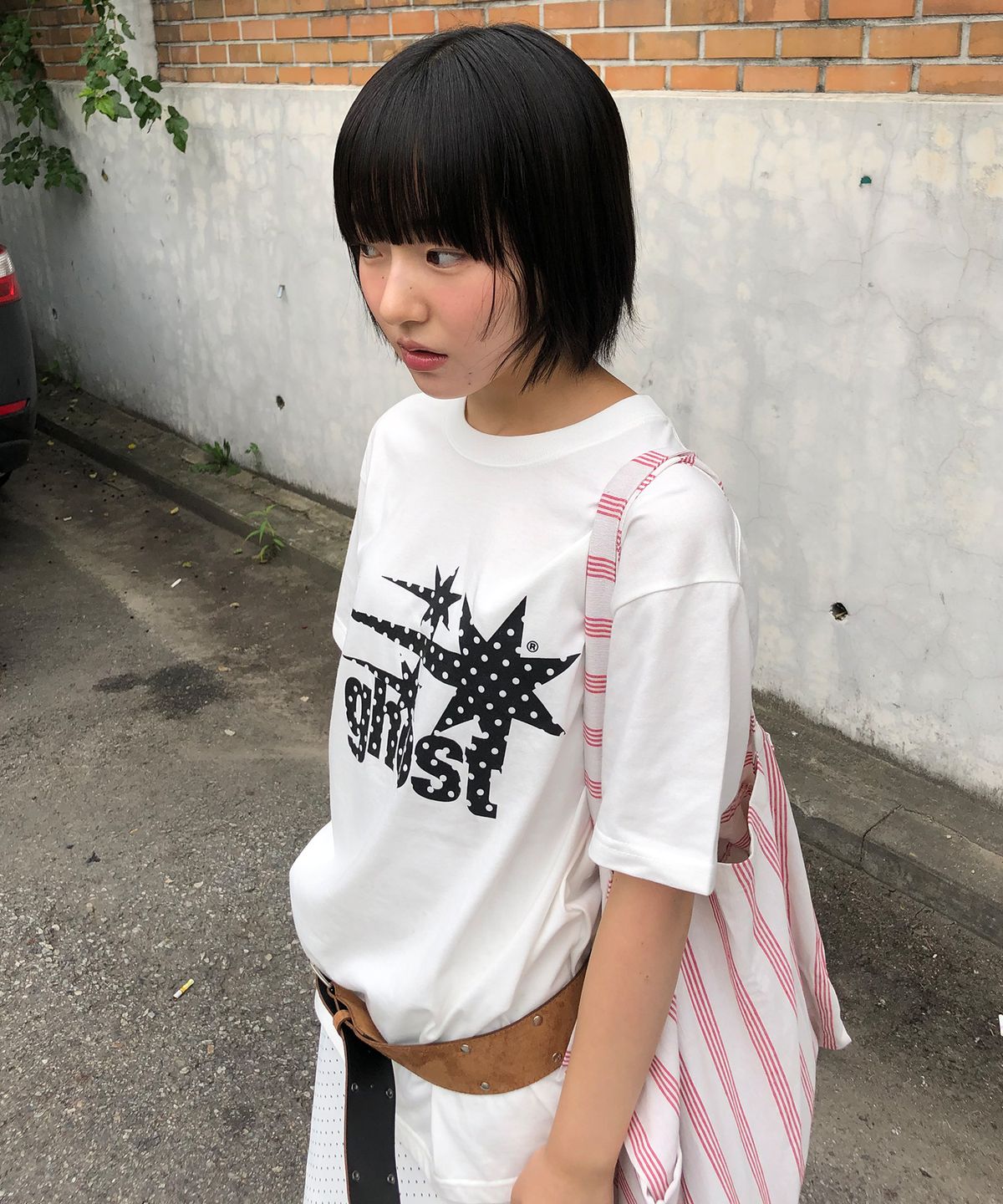 나이스고스트클럽(NICEGHOSTCLUB) DOT SYMBOL TEE_WHITE(NG2FMUT516A)