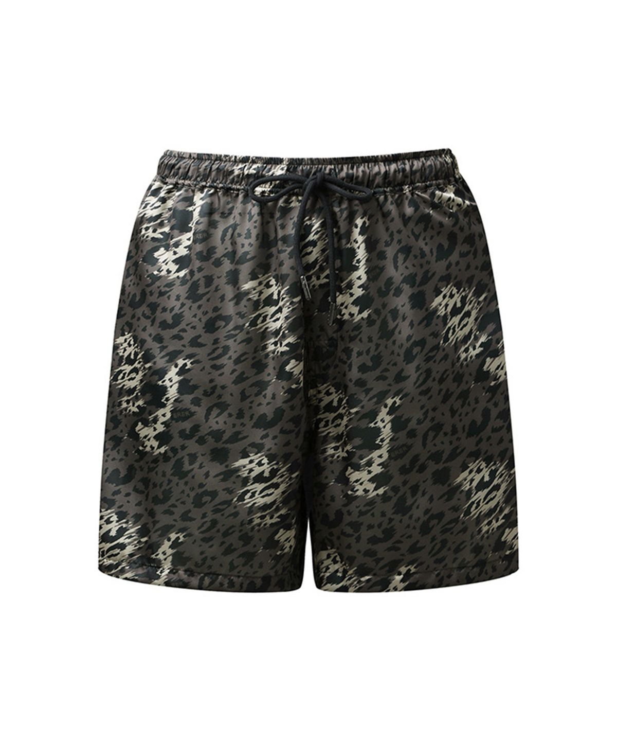 에르에르(ERER) Men Signature leopard shorts Brown