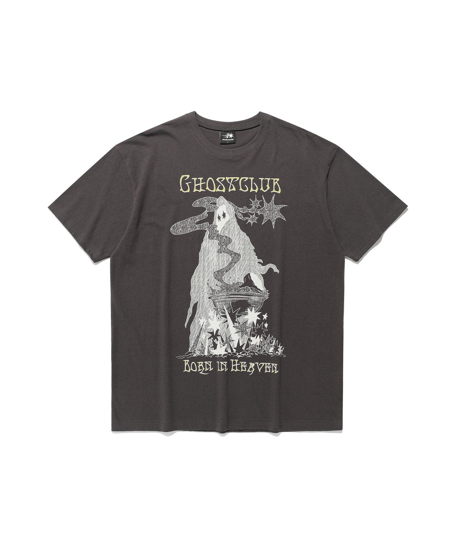MUSINSA | NICE GHOST CLUB GHOST WARLOCK TEE_CHARCOAL(NG2FMUT530A)