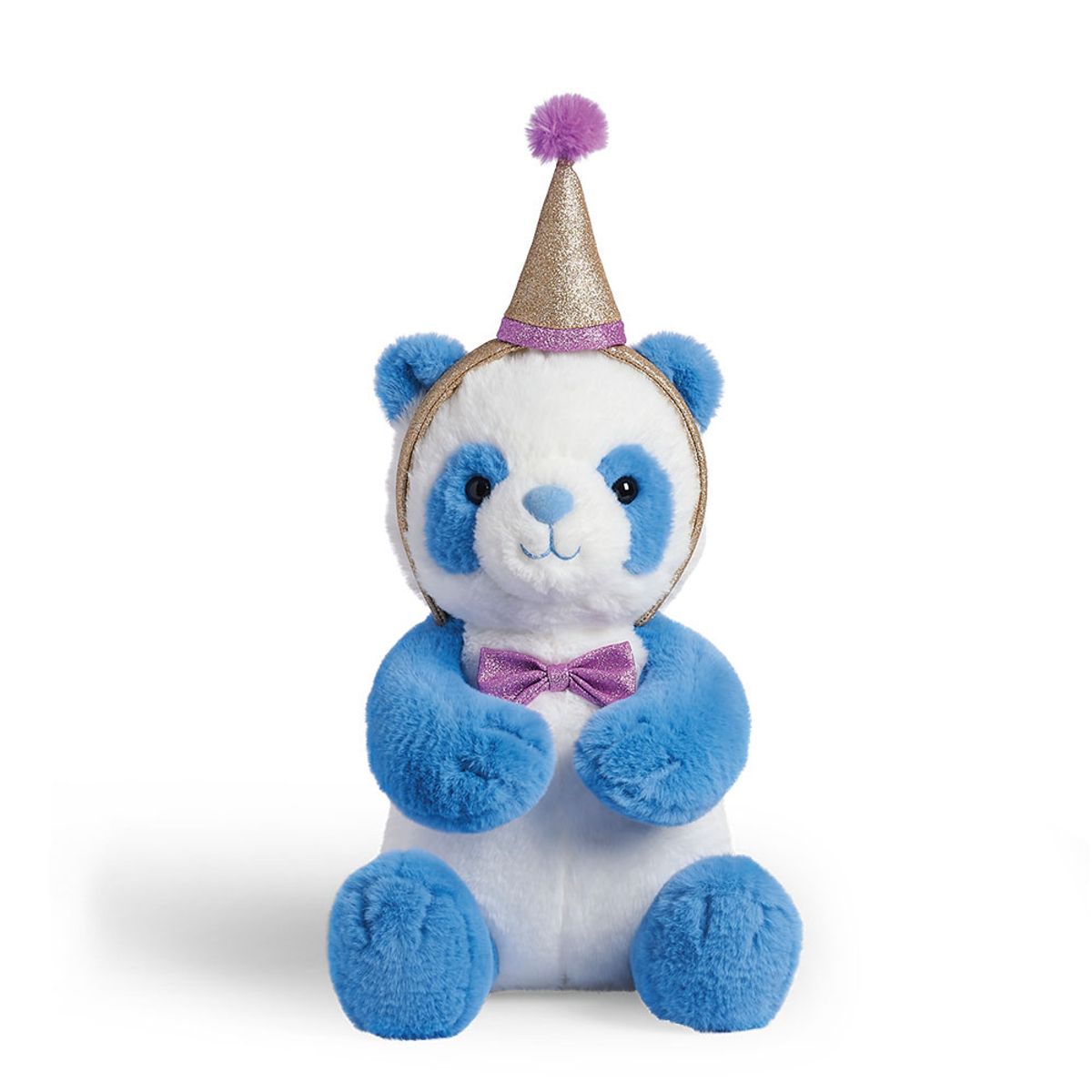 토이트론(TOYTRON) F.A.O슈와츠-봉제-파티 모자 블루 판다 인형 30cm