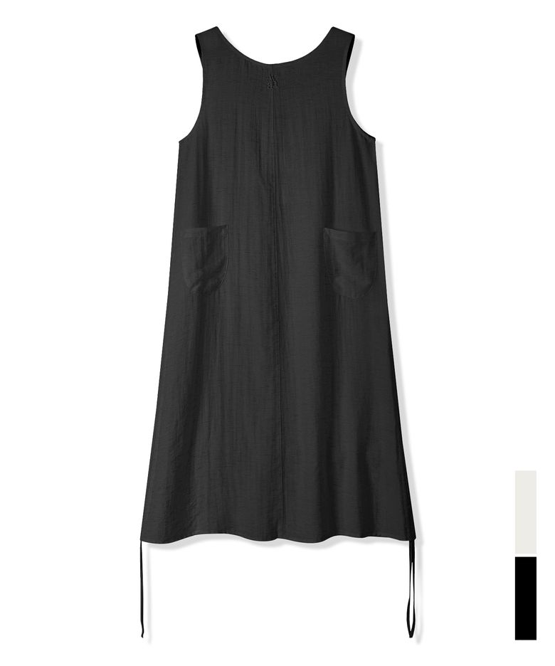 Aa Drawstring Sleeveless Dress - 2COL