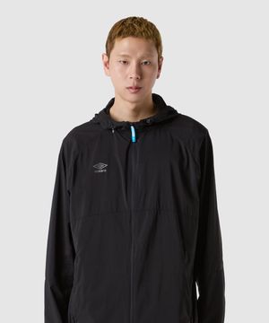 [패커블] 셔틀런 초경량 후드형 바람막이 집업 자켓 블랙(UQ221SJK51)