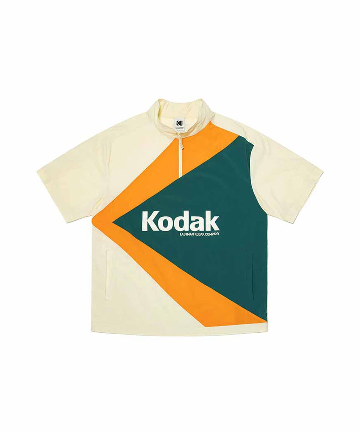 코닥(KODAK) 케이 반팔 스탠넥 아노락 IVORY