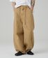 워시드 와이드 벌룬 스트링 코튼팬츠 베이지