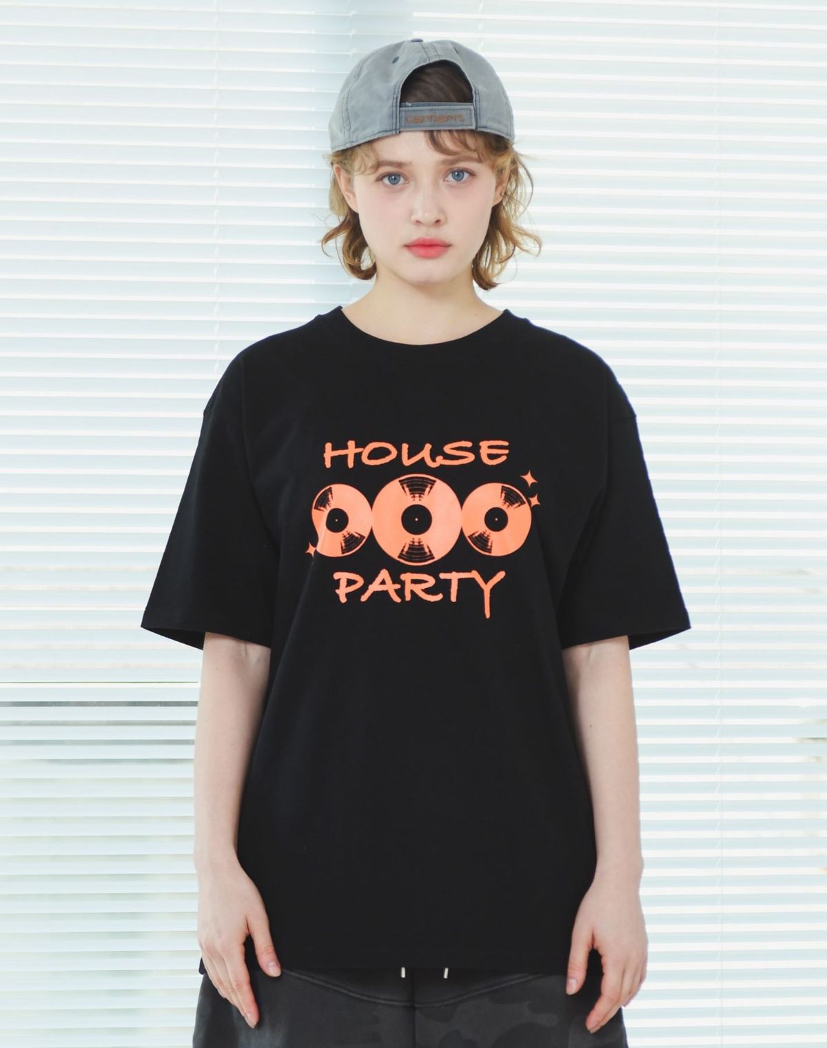 바쥬비쥬(BAJOO BIJOO) HOUSE PARTY T-SHIRT [BLACK]