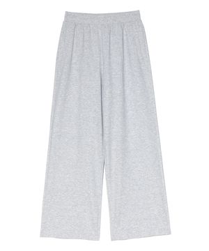밴딩 와이드 스웨트 팬츠 MELANGE GREY (LP3PF706-097)