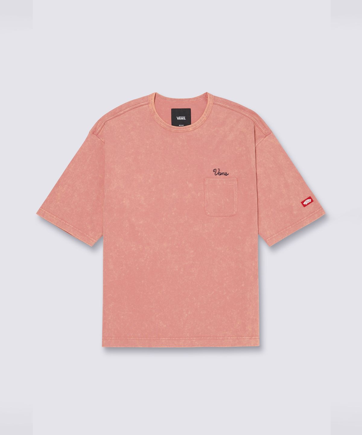반스(VANS) TDC 남성 워시드 아웃 반소매셔츠 - 애쉬로즈 / VN000P0AOZ91