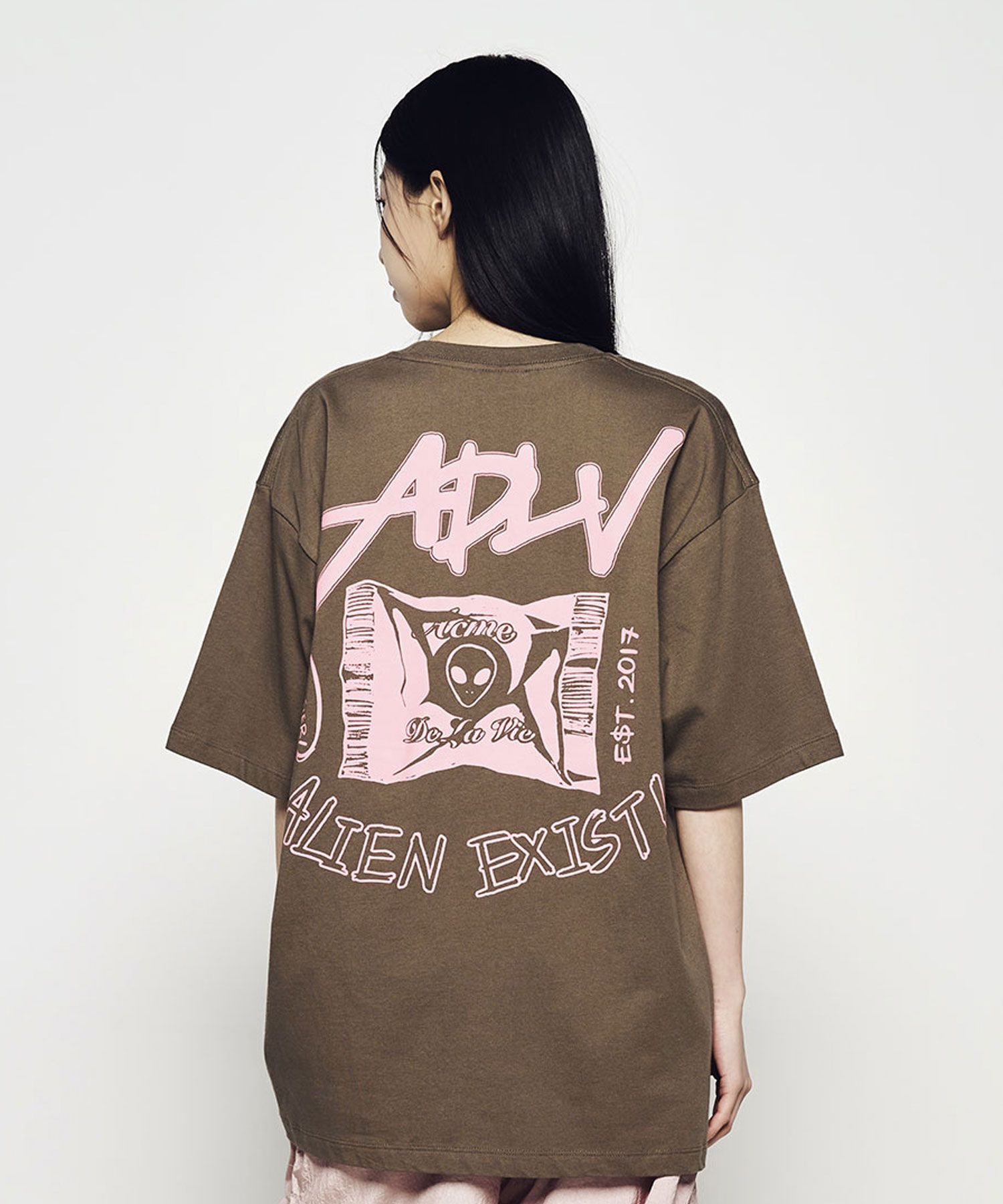 MUSINSA | acmé de la vie ADLV ALIEN SHORT SLEEVE T-SHIRT (4COLOR)