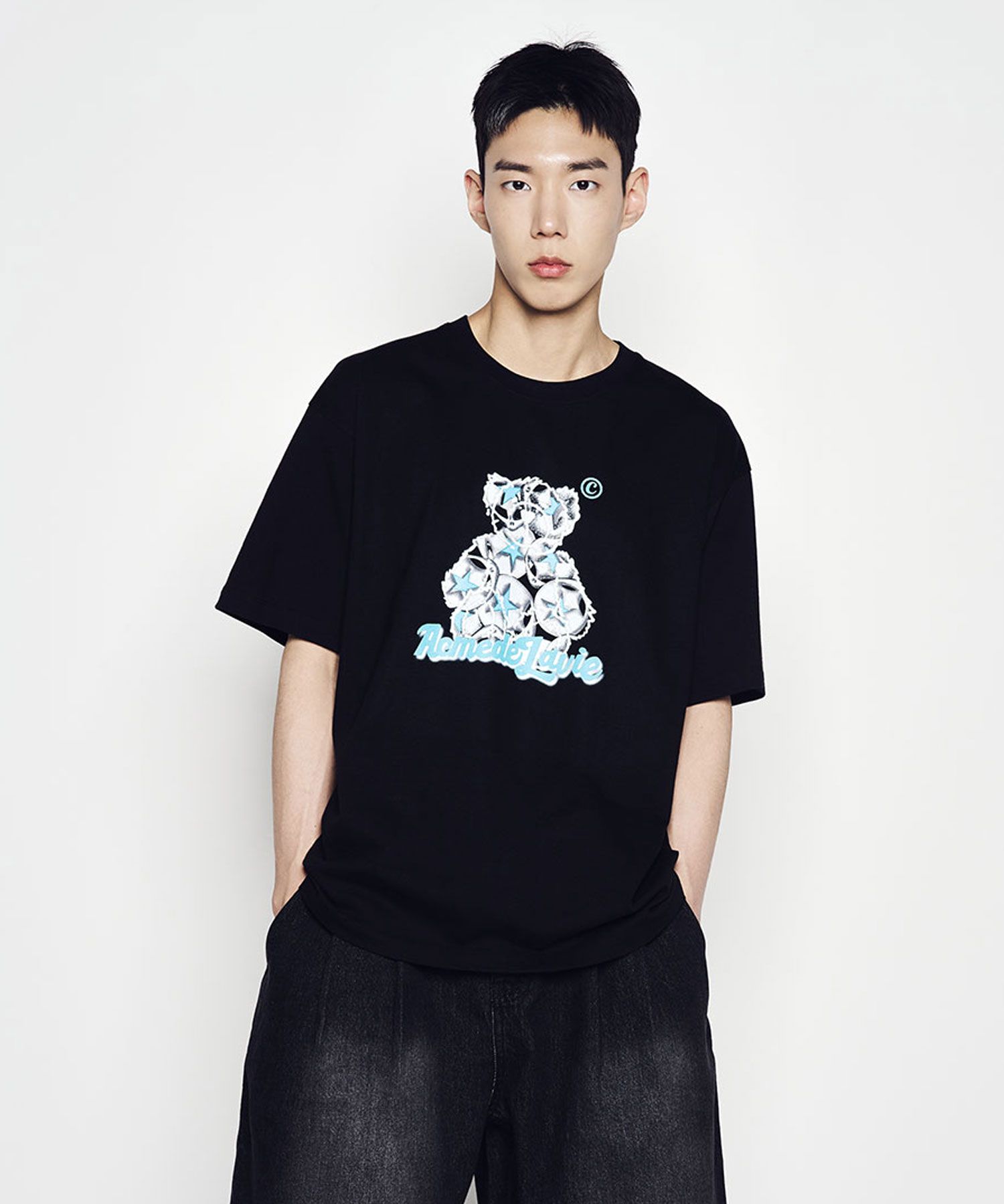 MUSINSA | acmé de la vie STAR BEAR SHORT SLEEVE T-SHIRT (3COLOR)