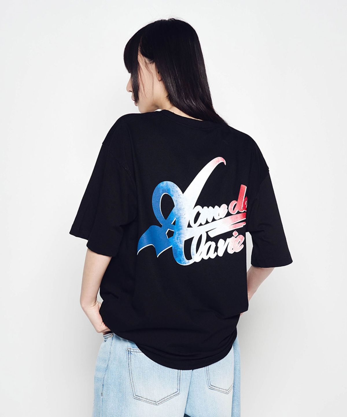 아크메드라비(ACME DE LA VIE) FRENCH SCRIPT LOGO SHORT SLEEVE T-SHIRT (5COLOR)