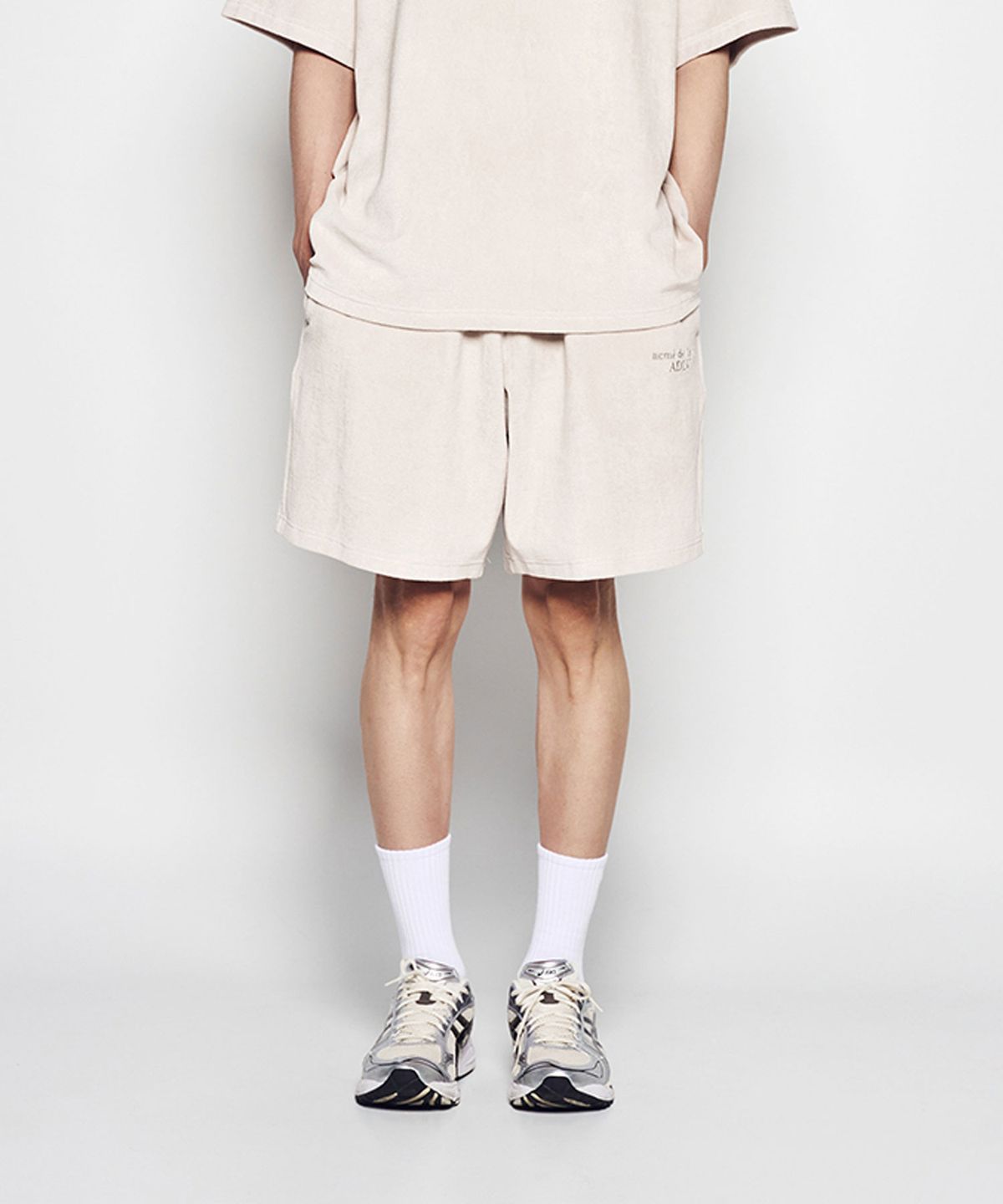 아크메드라비(ACME DE LA VIE) TERRY LOGO EMBO SHORT PANTS (2COLOR)