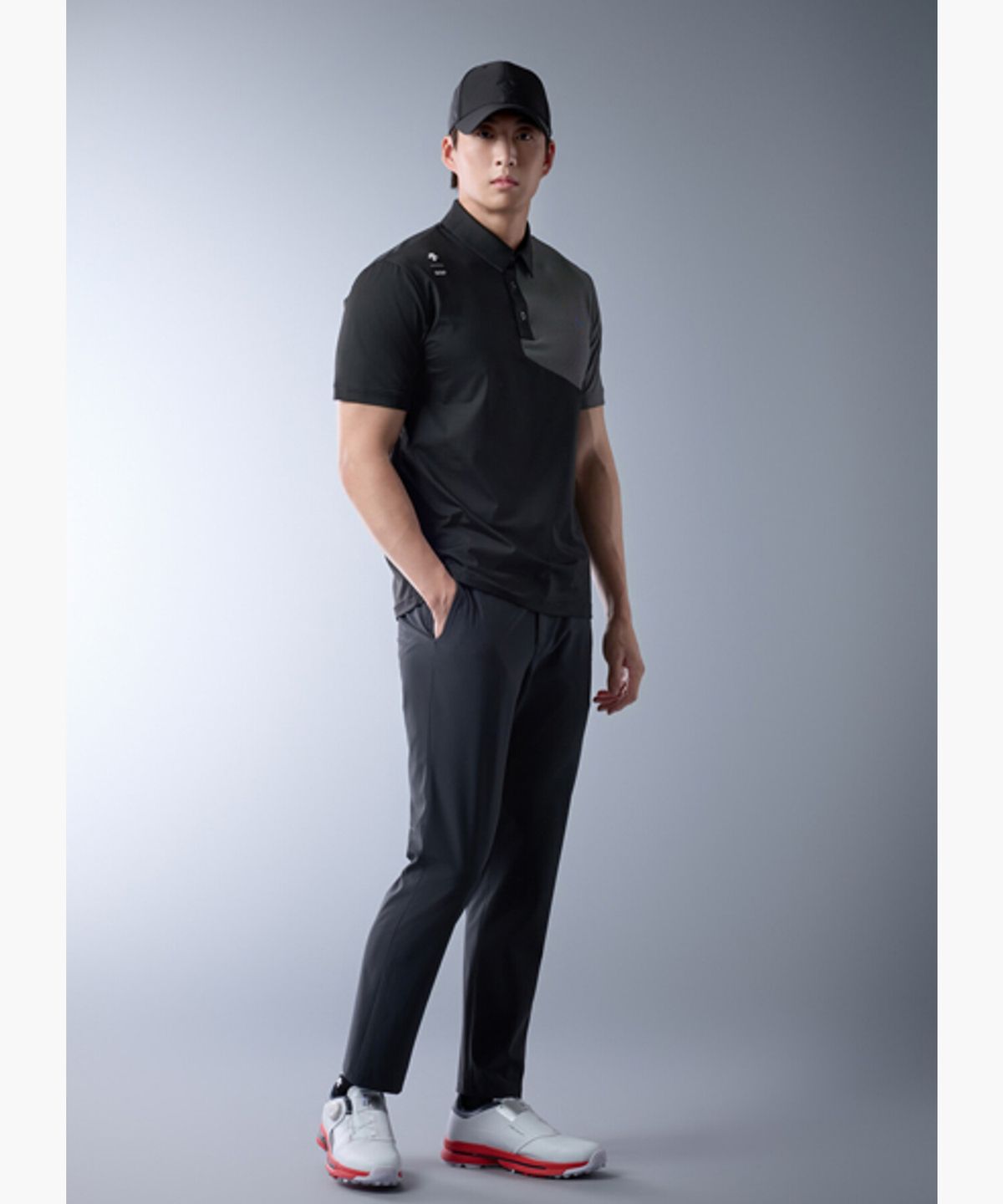 데상트 골프(DESCENTE GOLF) 남성 원포인트 스트레이트 팬츠 (DQ22MFPT43)