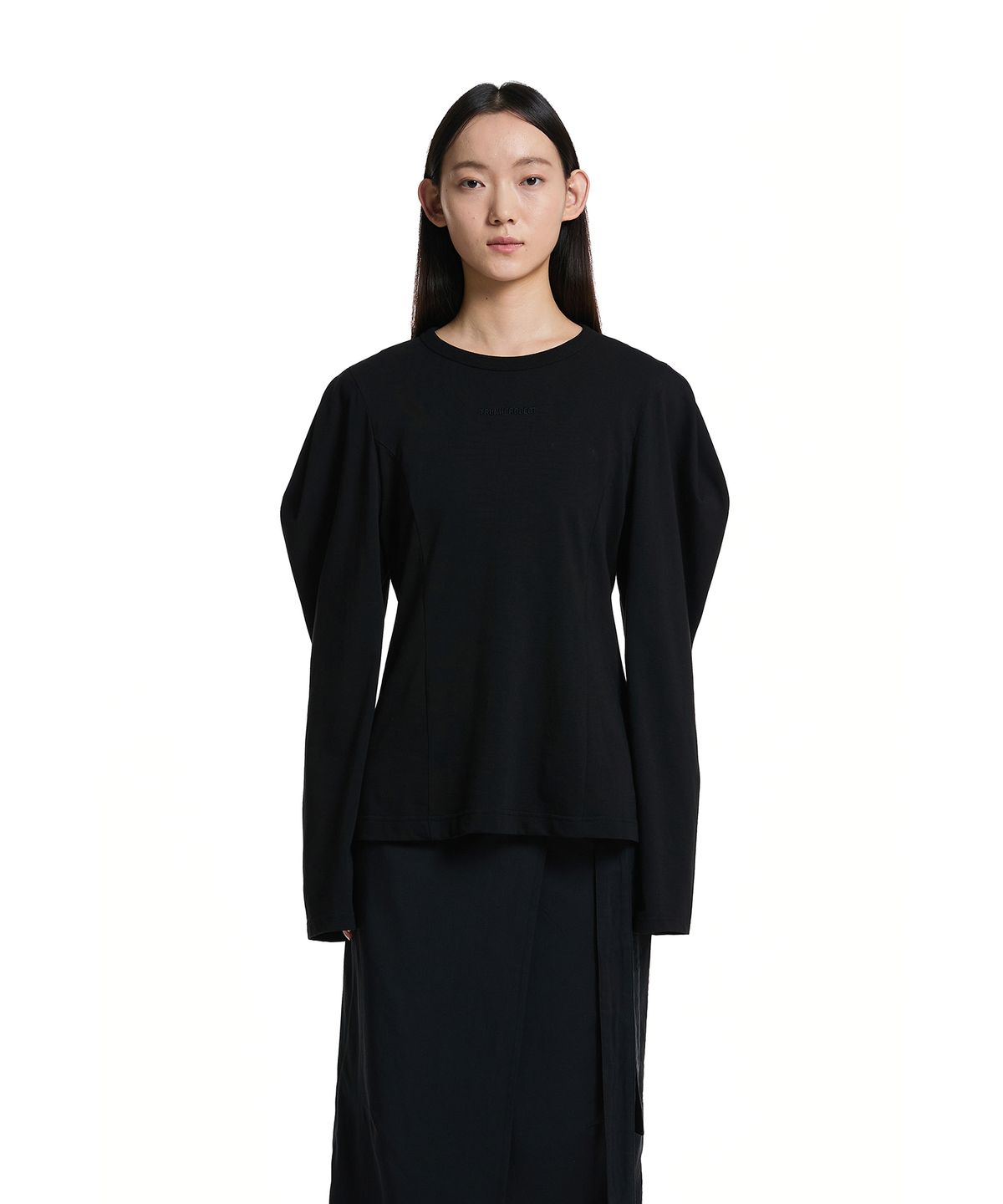 트렁크프로젝트(TRUNK PROJECT) Puff Long Sleeves T-Shirt_Black