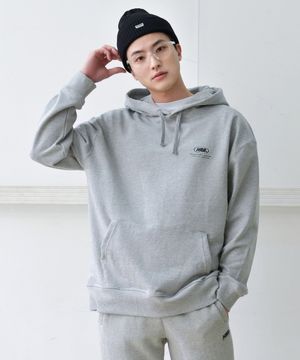 남자 루즈핏 무지 후드티 공용 커플 맨투맨 라운드 티셔츠 / TE101M