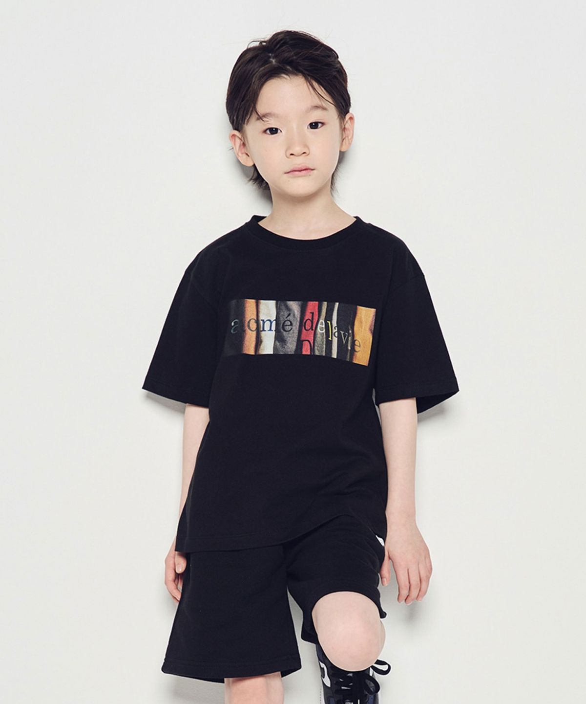 아크메드라비 키즈(acmedelaviekids) KIDS ARCHIVE LOGO SHORT SLEEVE T-SHIRT (3COLOR)