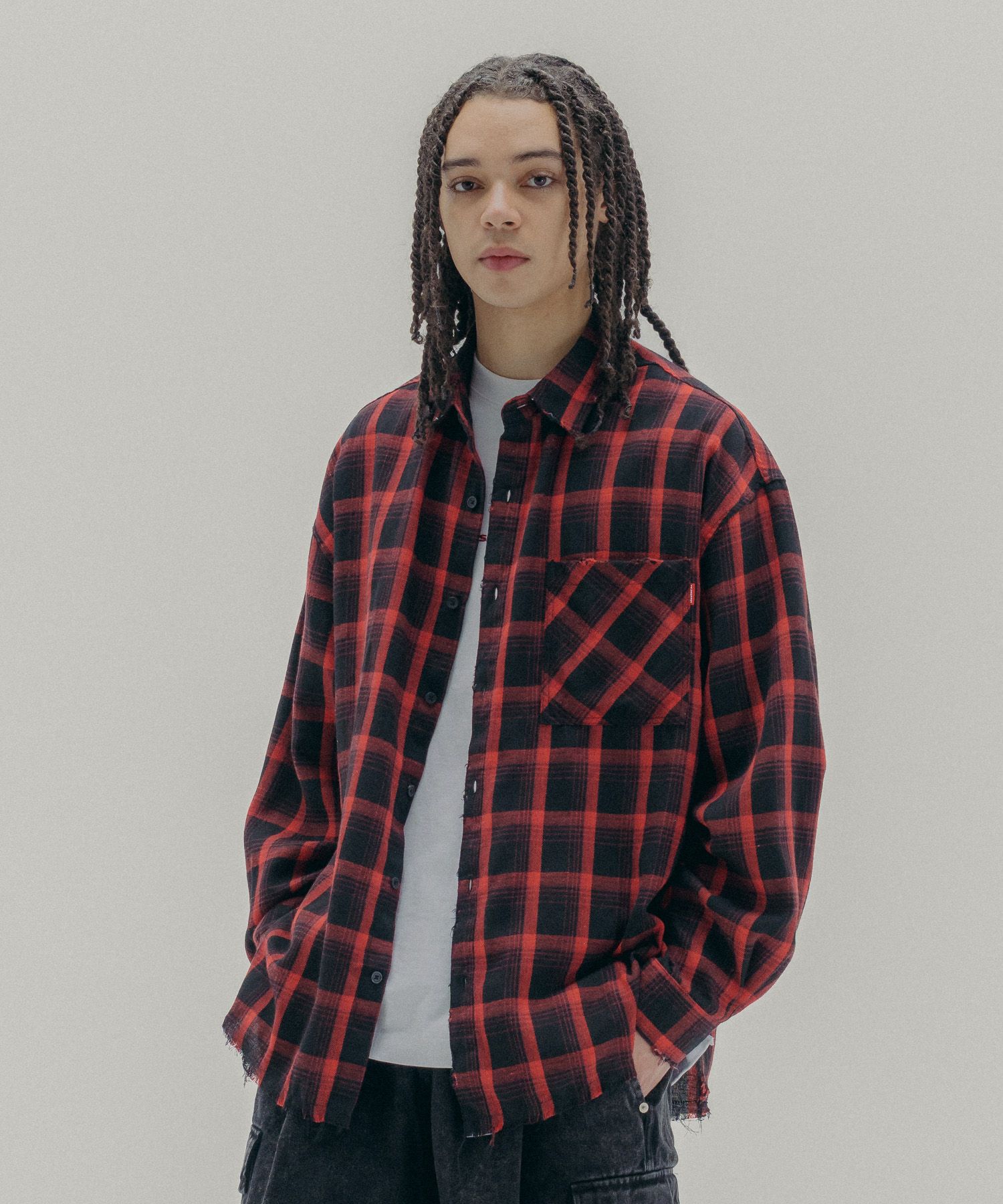 MUSINSA公式 | PSSHOPPER オーバーフィットダメージウォッシング