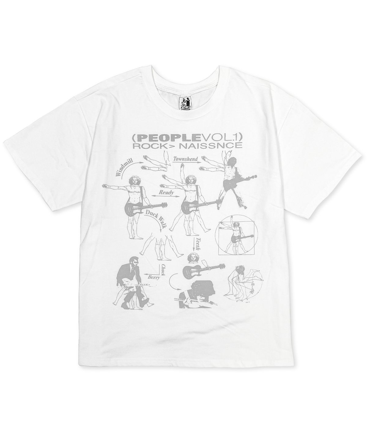 디파이클럽로버스(DEFYCLUBROBBERS) Rock Naissnce White Gray (T-shirt)