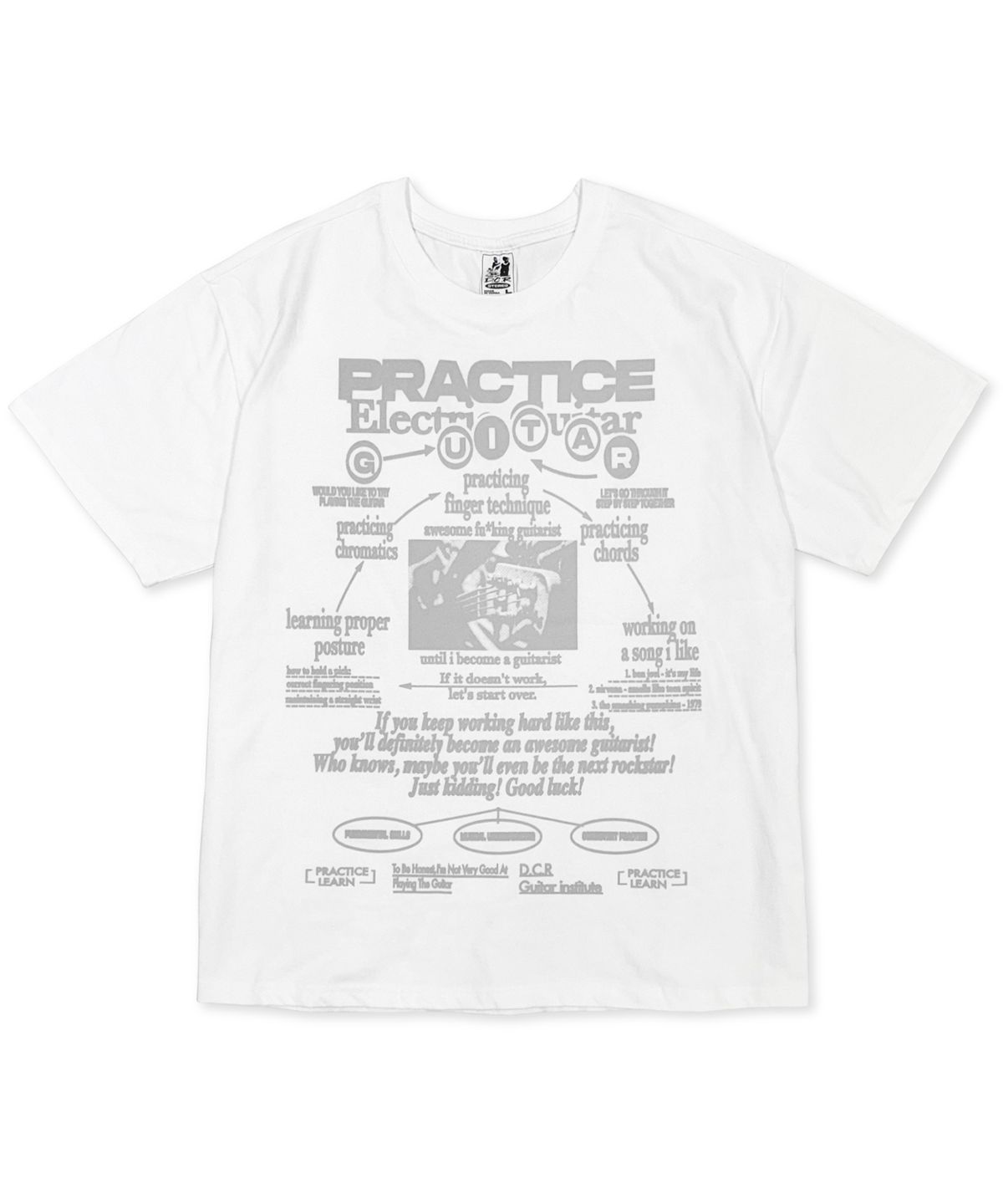 디파이클럽로버스(DEFYCLUBROBBERS) Routine White Gray (T-shirt)