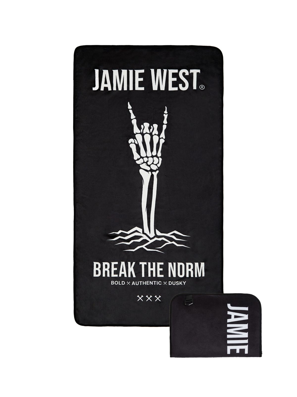 제이미웨스트(JAMIE WEST) 언더그라운드 블랑켓 쿠션 (블랙)