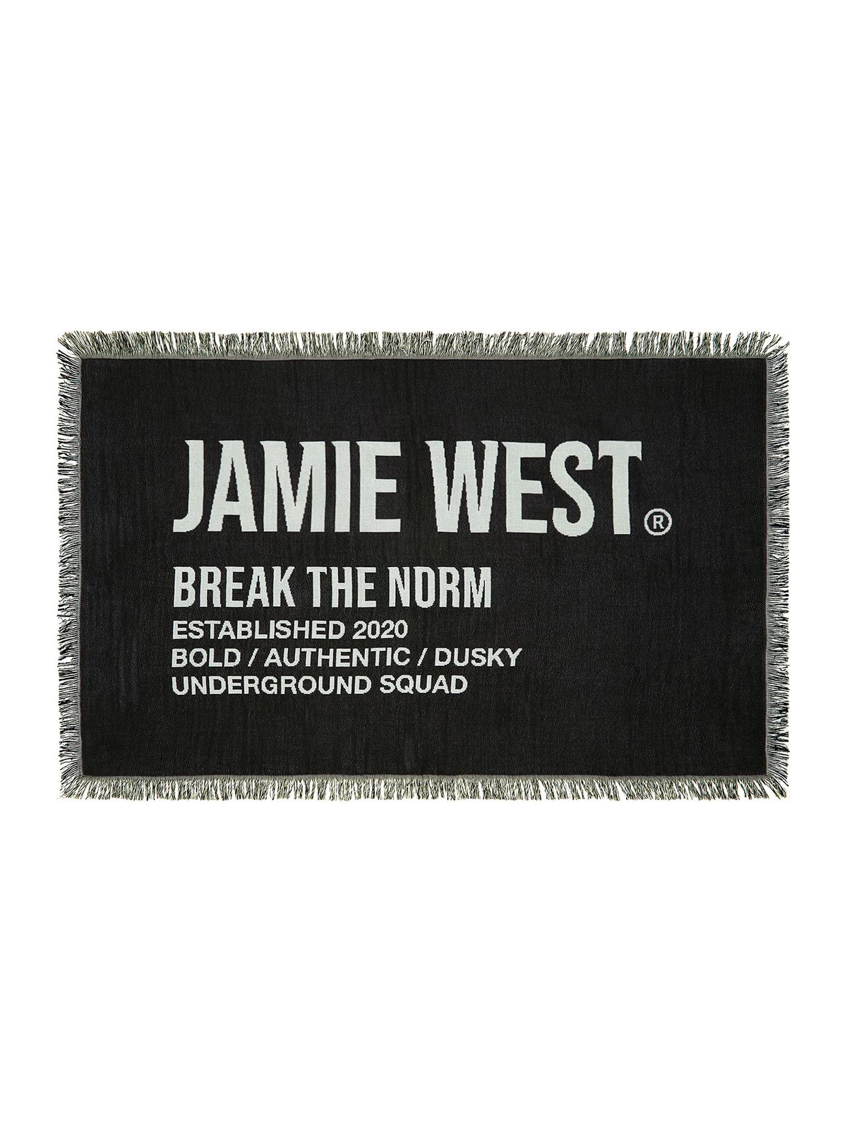 제이미웨스트(JAMIE WEST) JW 로고 블랑켓
