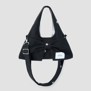 플레르 루 드로잉 워싱 미니 보우백 _ [블랙]