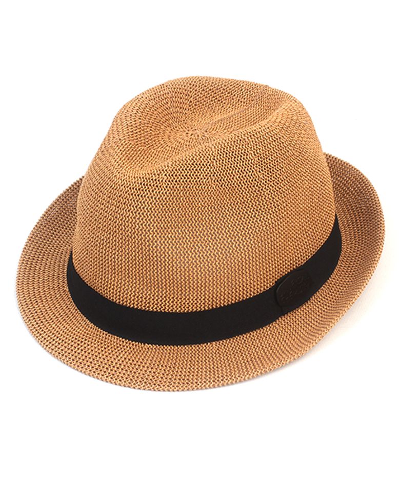 BU Old Brown Knit Fedora 페도라