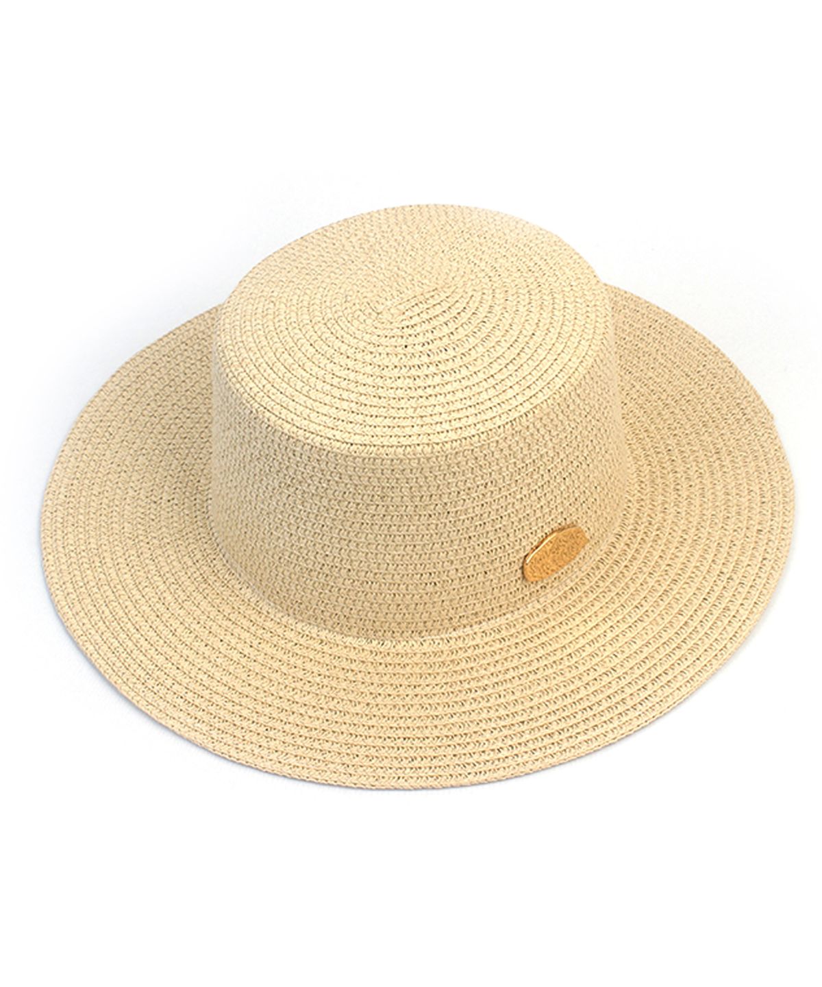 유니버셜 케미스트리(UNIVERSAL CHEMISTRY) Summer Beige Flat Fedora 페도라